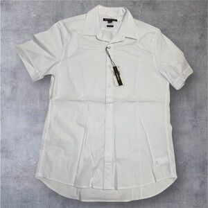 Michael Kors Men’s White Short Sleeve Shirt Sz. M